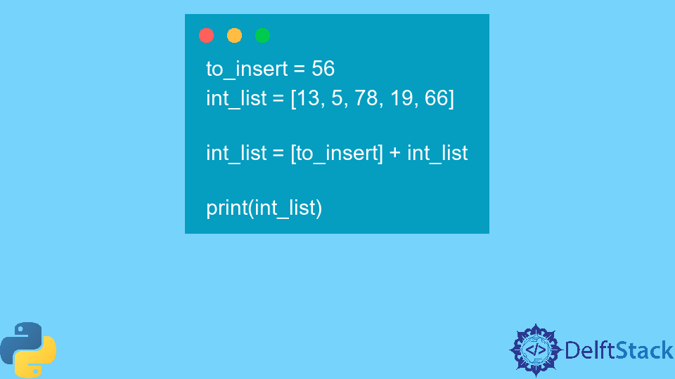 anexar-frente-de-uma-lista-em-python-delft-stack